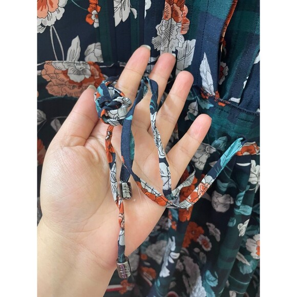 Tommy Hilfiger Women's Medley Print Pleated Shirtdress Blue Size 8 - Picture 8 of 15